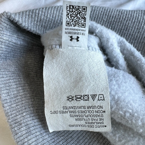 NWOT MEN'S UA RIVAL FLEECE CREWNECK | UNDER ARMOUR | SIZE US M  | Style #1357096 - Picture 13 of 16